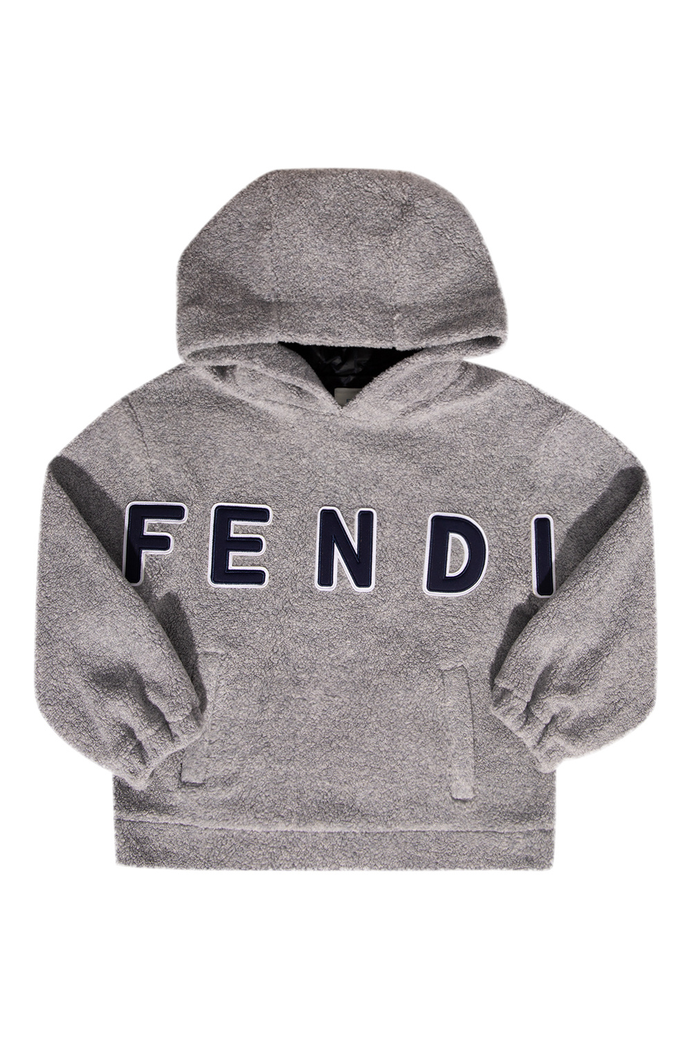 Fendi navy embroidered logo crewneck sweatshirt hot sale